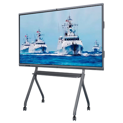 शिक्षण के लिए इन्फ्रारेड डिस्प्ले 4k स्मार्ट इंटरएक्टिव व्हाइटबोर्ड 86 इंच